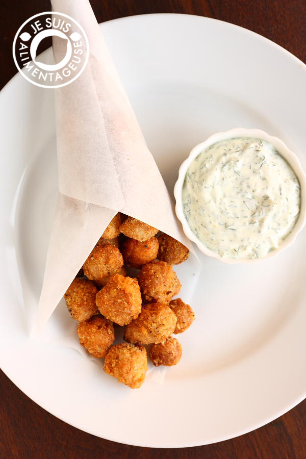 #Vegan Popcorn Chicken from alimentageuse.com #appetizers