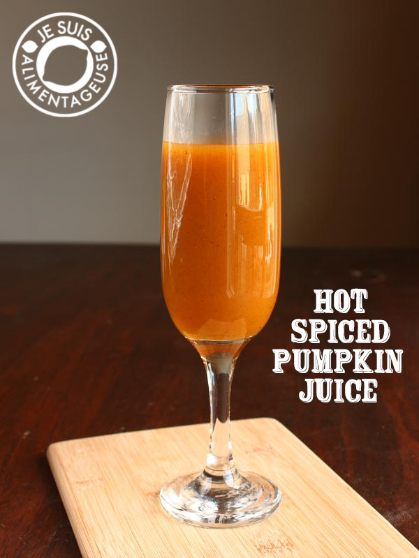 Hot Spiced Pumpkin Juice | alimentageuse.com #fall #pumpkin #harrypotter