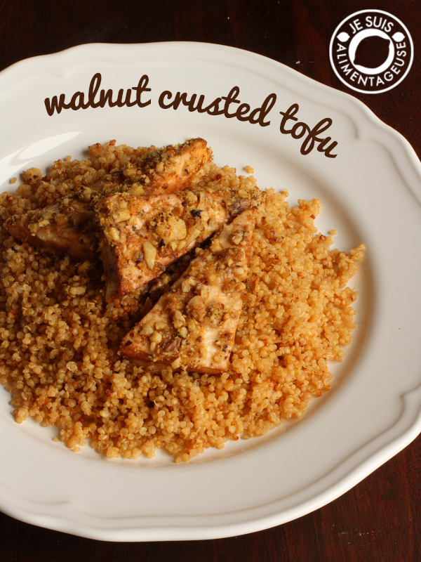 Walnut Crusted Tofu | thevietvegan.com | #vegan #dinner #tofu