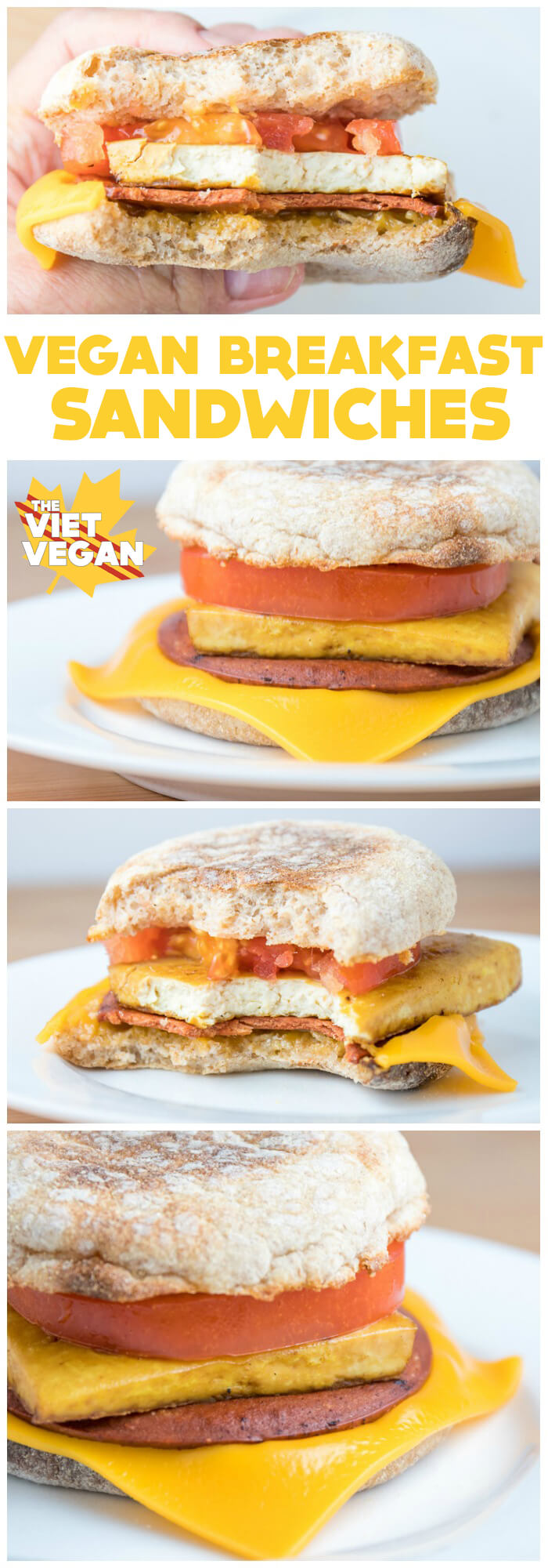 Vegan Egg McMuffins aka Breakfast Sandwiches! | The Viet Vegan