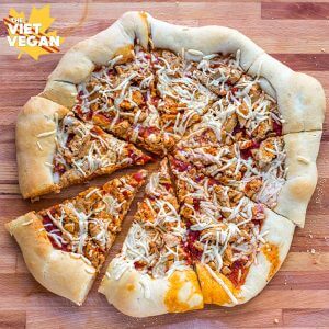 Vegan Buffalo Chicken Pizza The Viet Vegan