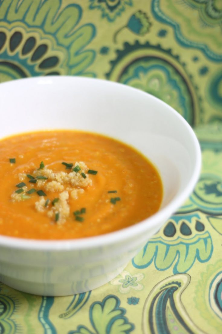 Curried Carrot Quinoa Soup