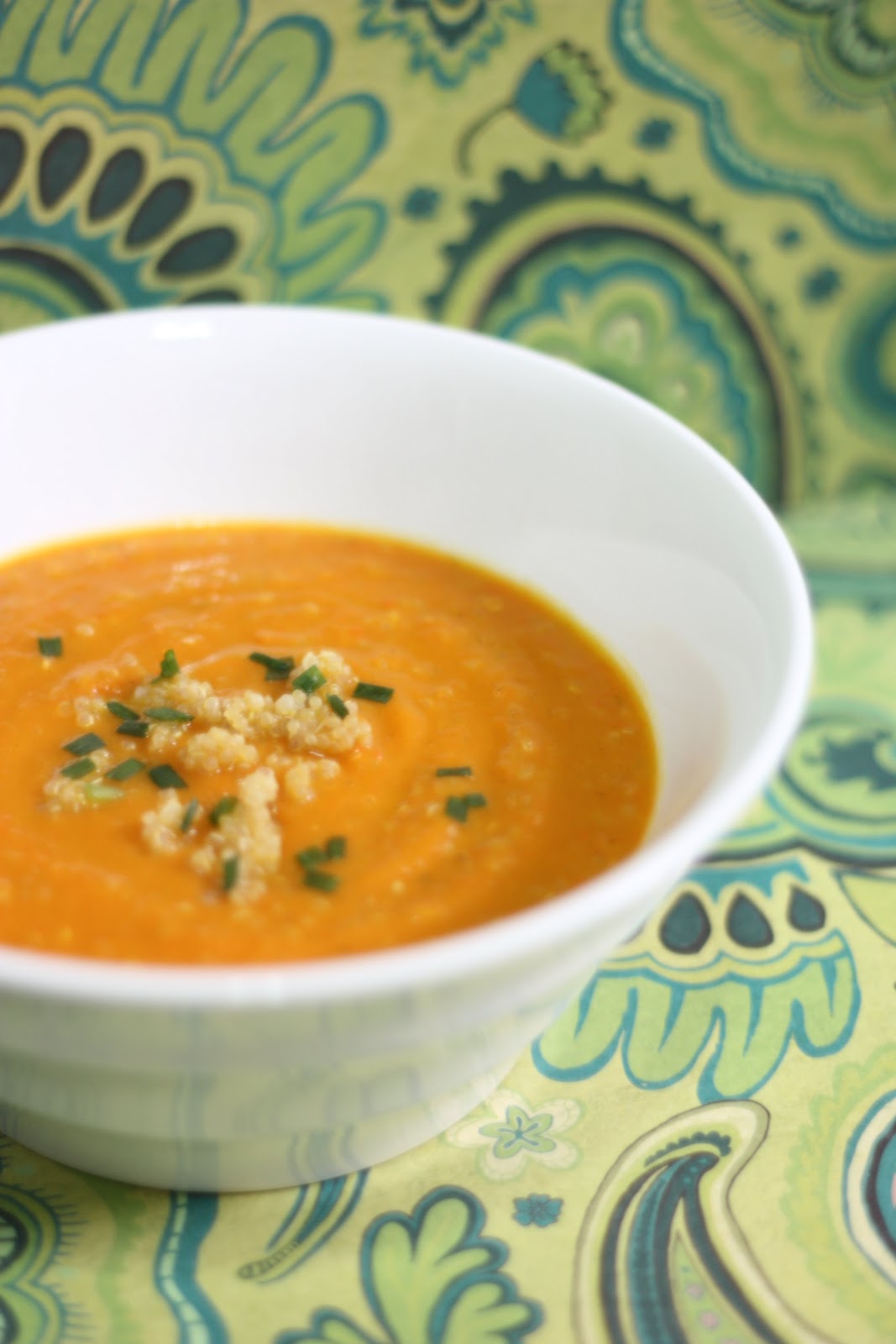 Curried Carrot Quinoa Soup - The Viet Vegan