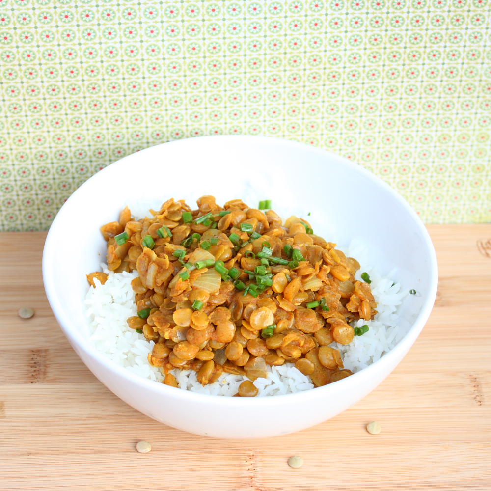 Curried Lentils and Rice