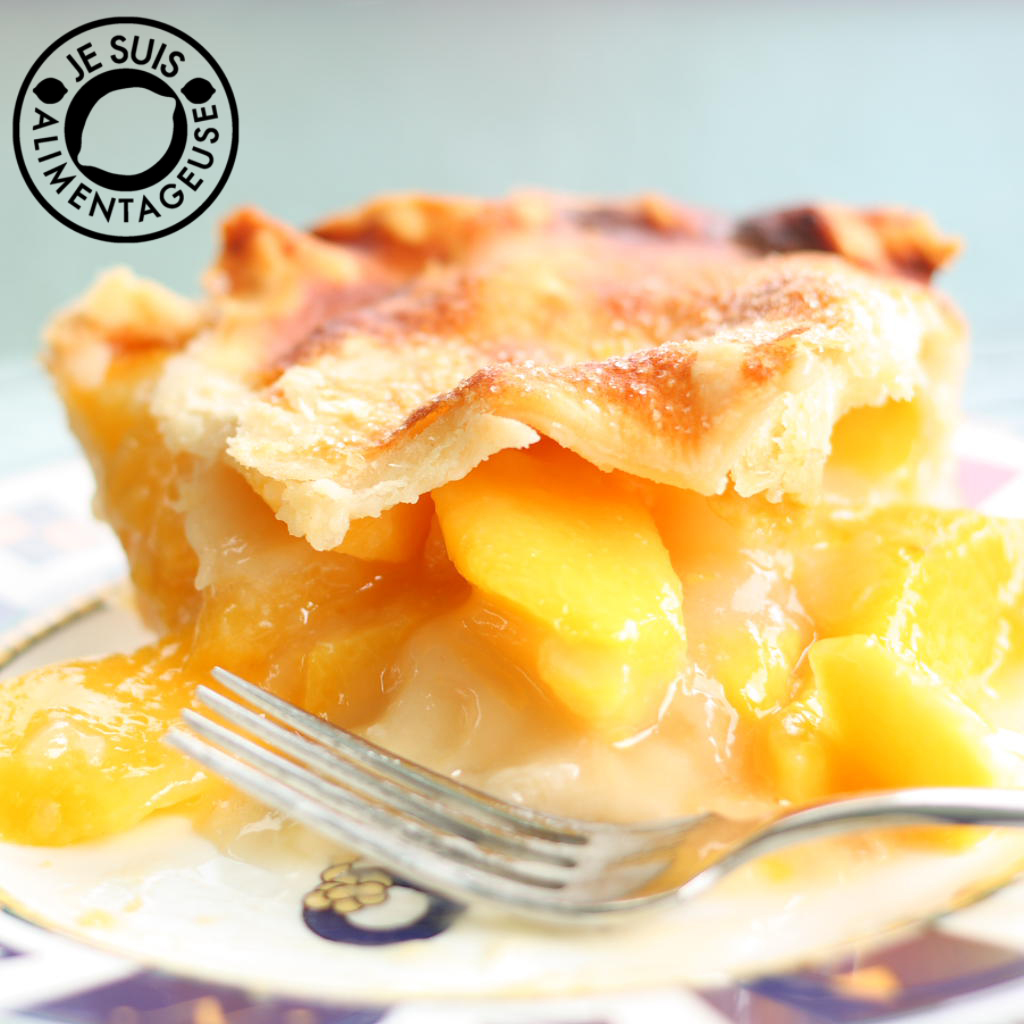 Peach Pie | Je suis alimentageuse