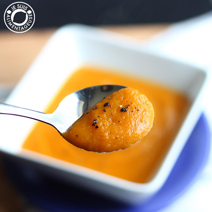 Butternut Squash and Carrot Soup | Je suis alimentageuse