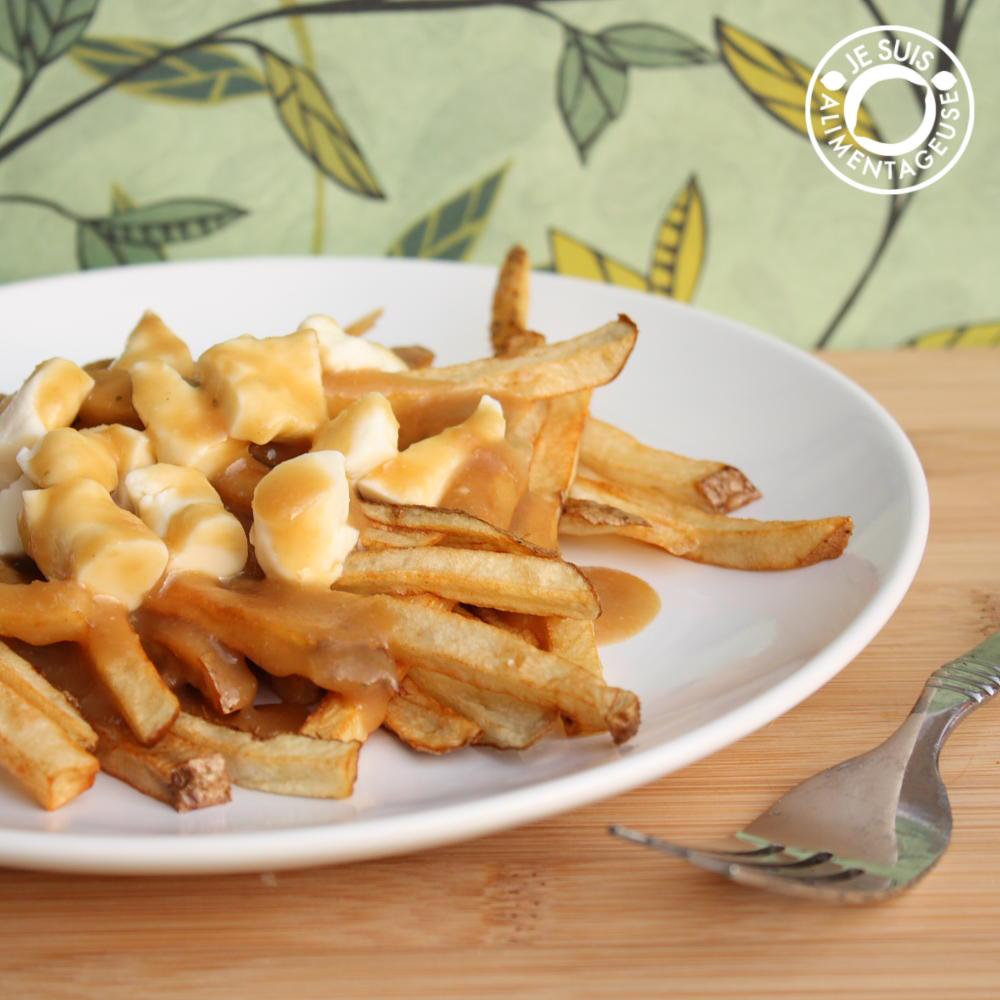 Vegetarian Poutine - alimentageuse.com #vegetarian #poutine #canadian