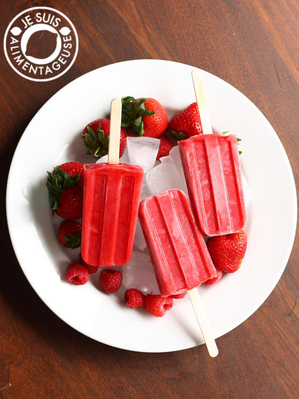 Raspberry Popsicles - Recipe Boy