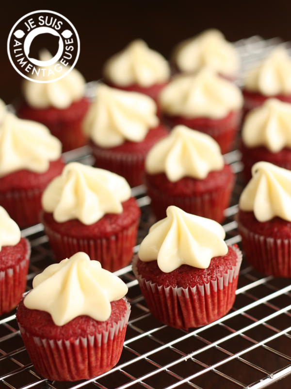 Natural Red Velvet Cupcakes made with Beets - The Viet Vegan