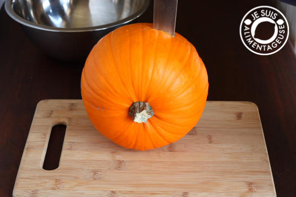 DIY Pumpkin PurÃ©e| alimentageuse #DIY #pumpkin #fall #vegan