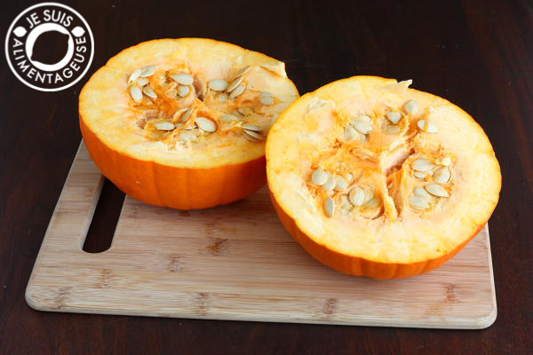 DIY Pumpkin PurÃ©e| alimentageuse #DIY #pumpkin #fall #vegan