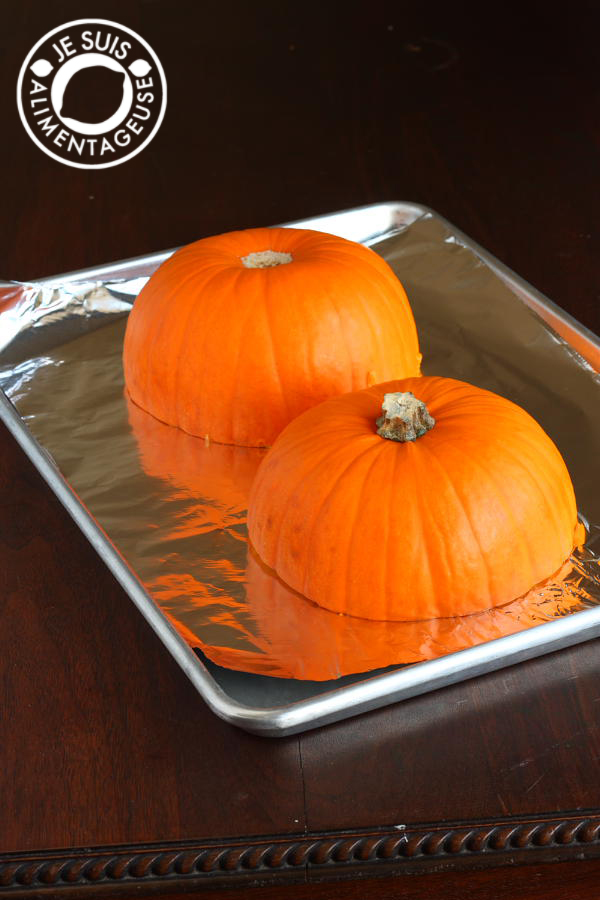 DIY Pumpkin PurÃ©e| alimentageuse #DIY #pumpkin #fall #vegan