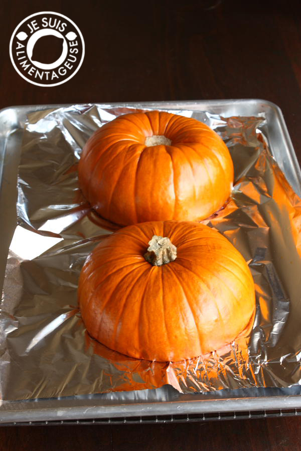 DIY Pumpkin PurÃ©e| alimentageuse #DIY #pumpkin #fall #vegan