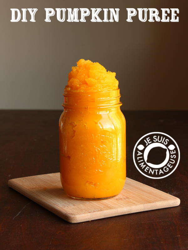 DIY Pumpkin PurÃ©e| alimentageuse #DIY #pumpkin #fall #vegan