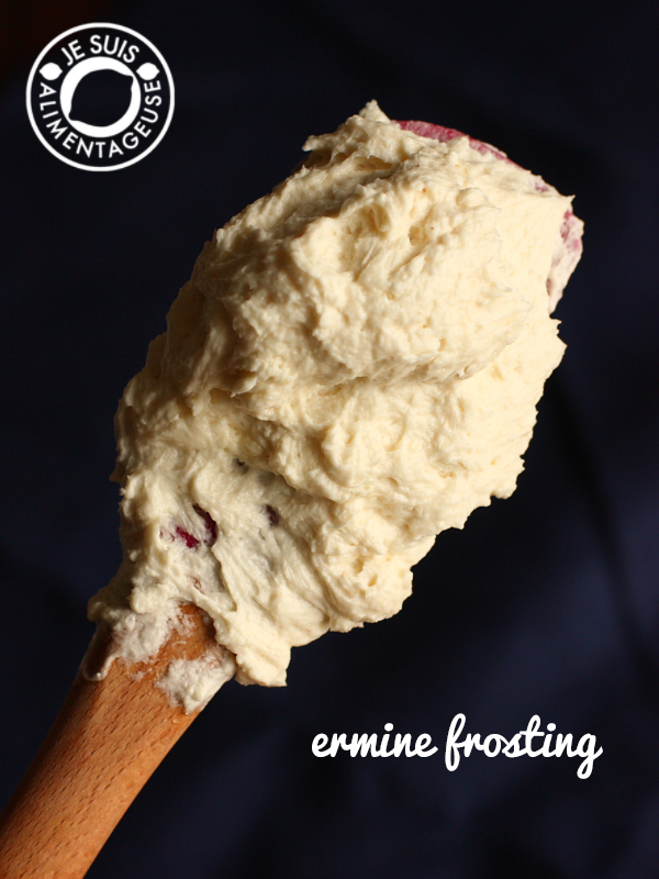 Ermine Frosting - vegan, dreamy frosting that's fluffy as a cloud! | alimentageuse.com #ermine #vegan #frosting #cakes