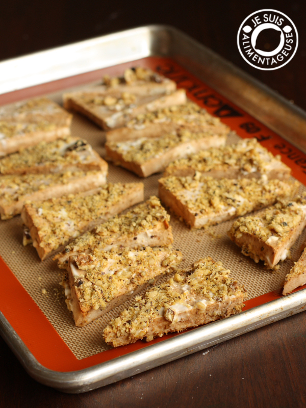 Walnut Crusted Tofu | thevietvegan.com | #vegan #dinner #tofu