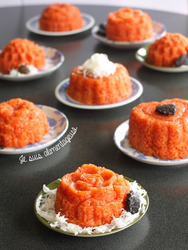 Vietnamese XÃ´i Gáº¥c - Red Sticky Rice for the new year! My favourite breakfast in Vietnam =) | alimentageuse.com #vietnamese #glutenfree #vegan #sticky #rice