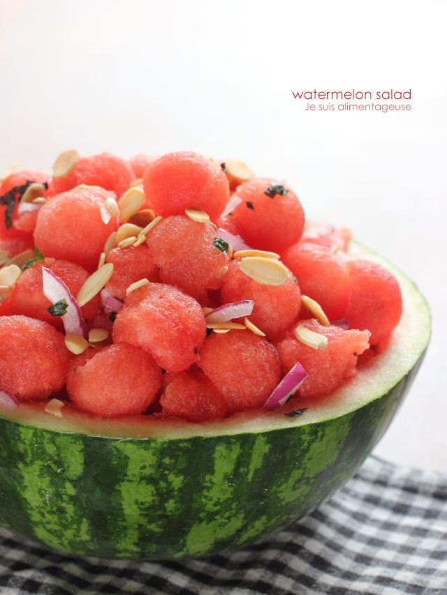 Watermelon Salad | Je suis alimentageuse