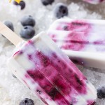 Vegan Blueberry Coconut Popsicles | The Viet Vegan | Creamy, cool, and full of blueberry flavour