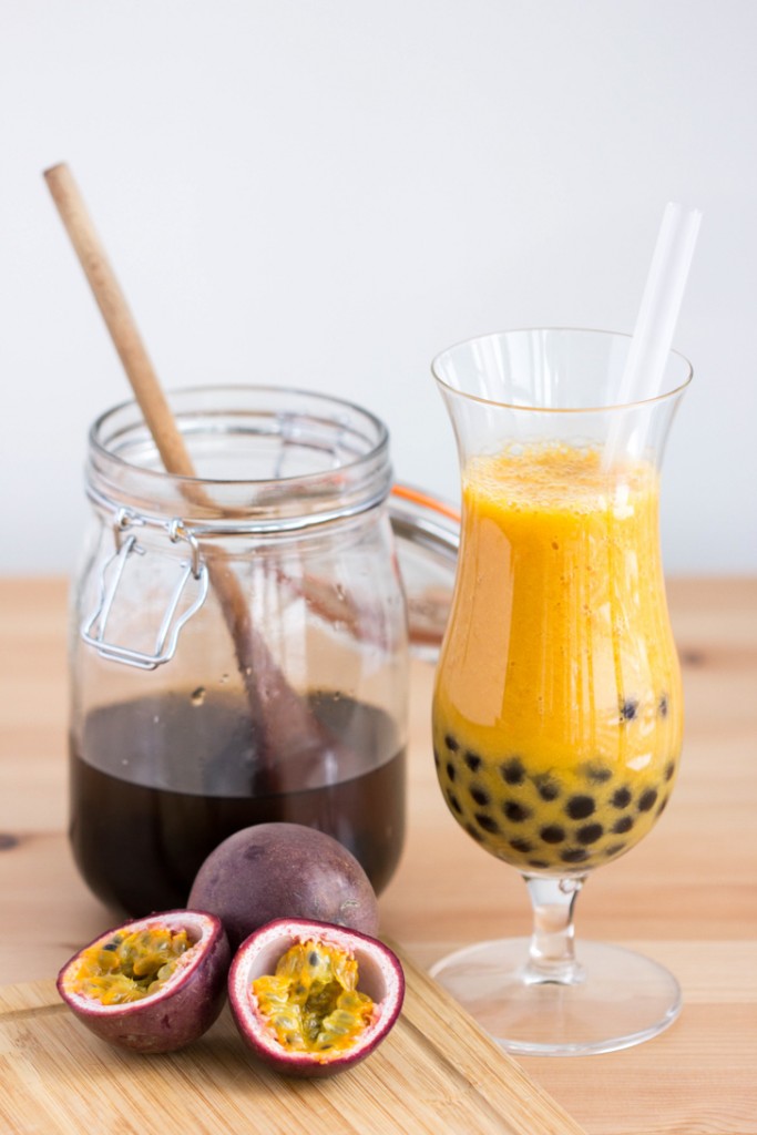 Passionfruit Mango Bubble Tea | The Viet Vegan 