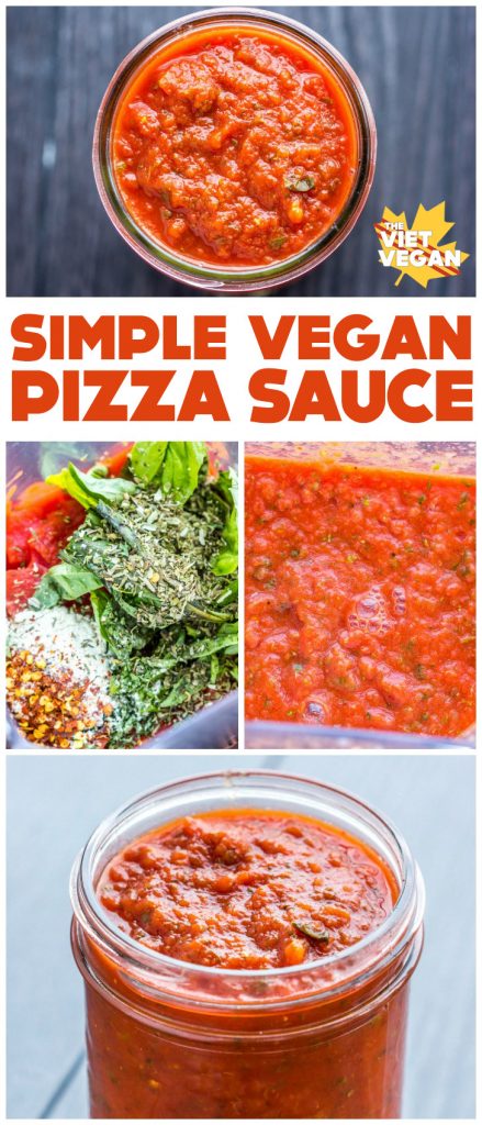 Vegan Simple Pizza Sauce | The Viet Vegan