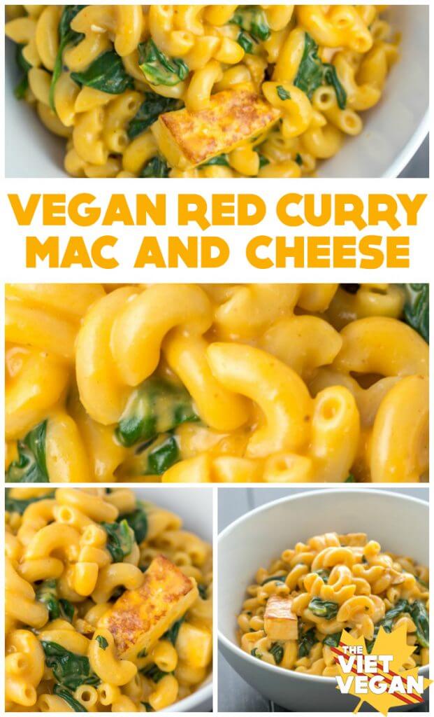 Vegan Red Curry Mac and Cheese