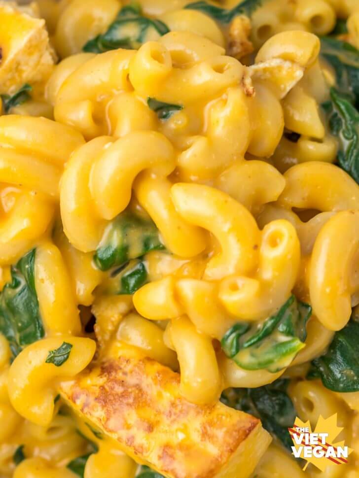 Vegan Red Curry Mac and Cheese