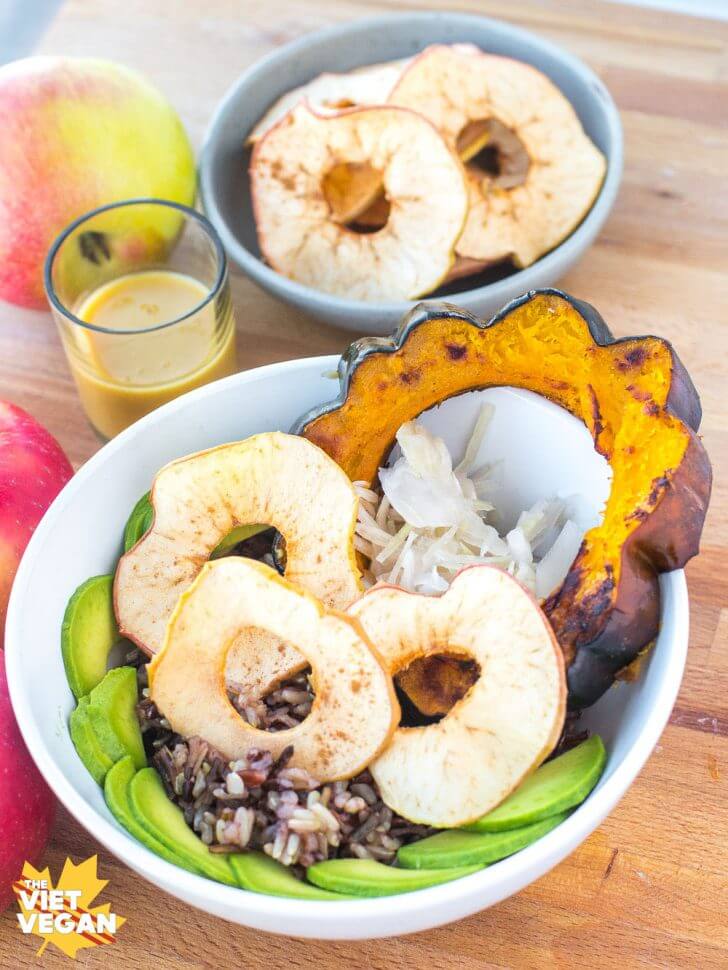 Probiotic Apple Crunch Squash Bowl