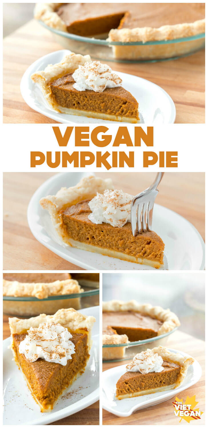 Vegan Pumpkin Pie - The Viet Vegan