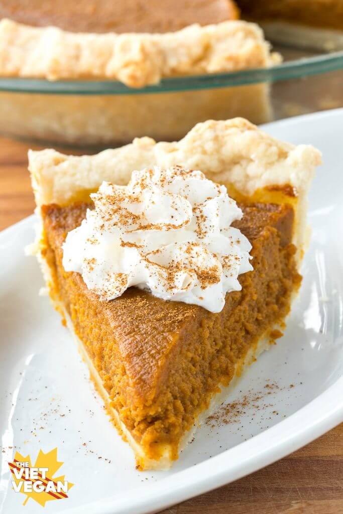 Vegan Pumpkin Pie | The Viet Vegan