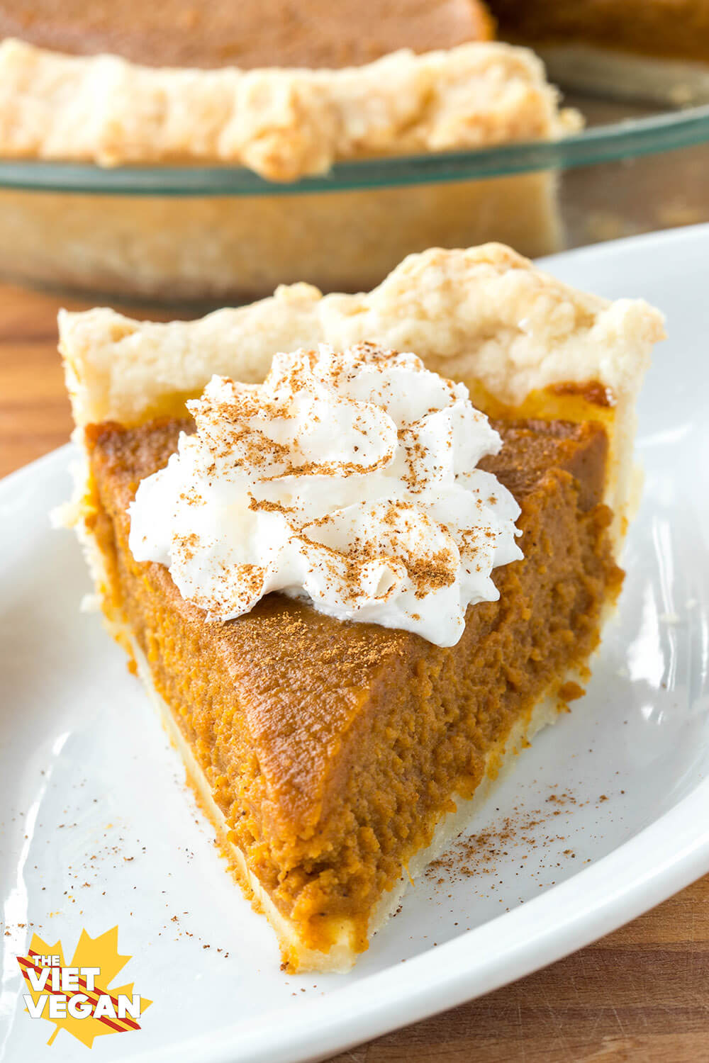 Vegan Pumpkin Pie - The Viet Vegan