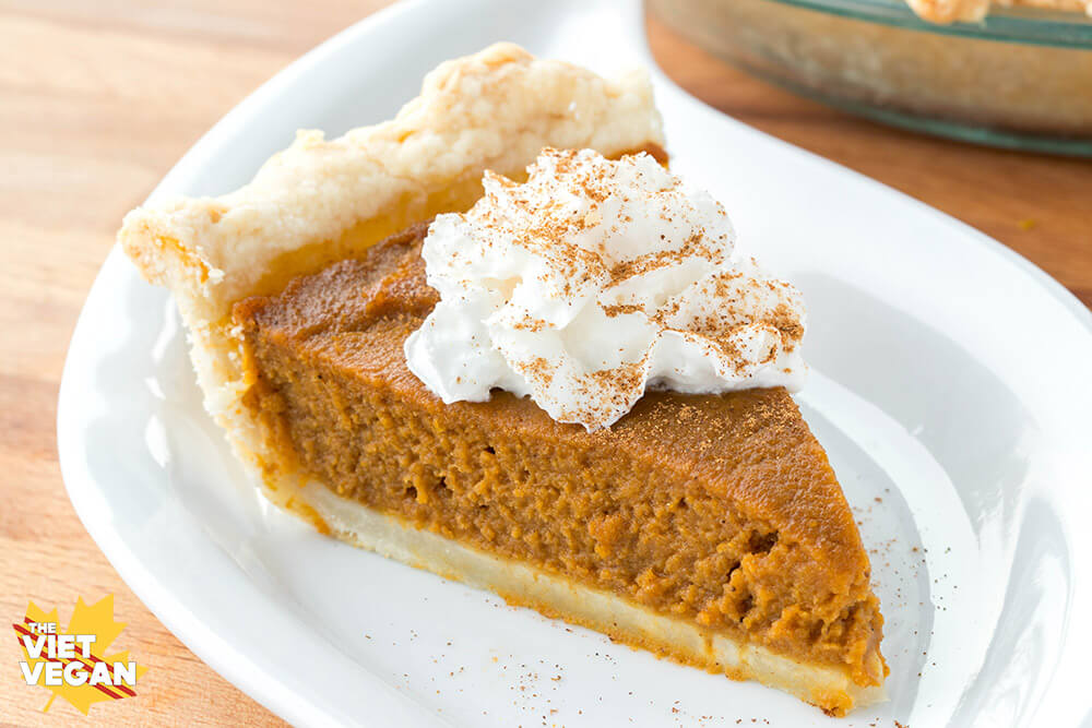 Vegan Pumpkin Pie - The Viet Vegan