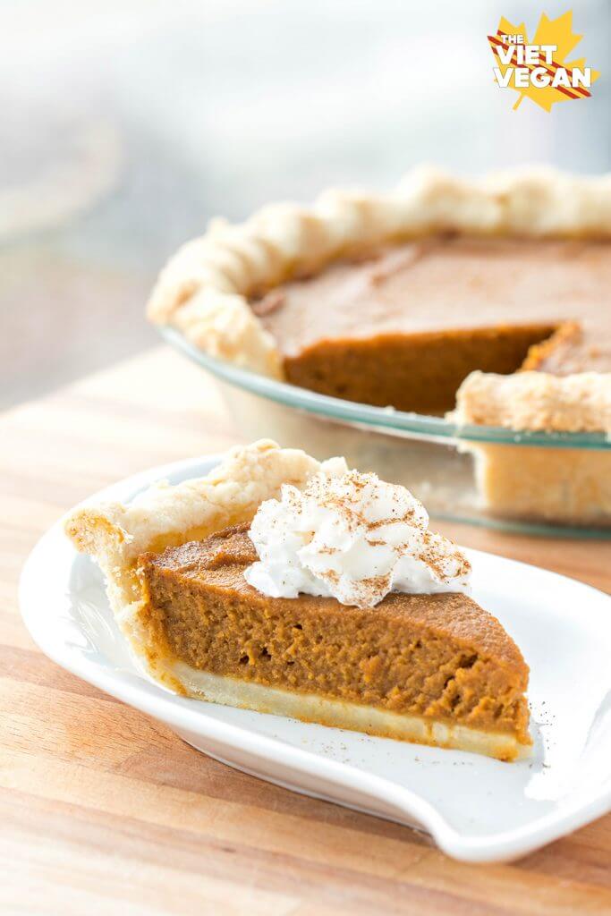 Vegan Pumpkin Pie | The Viet Vegan