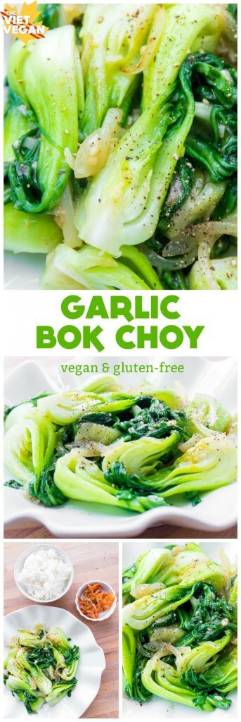 Garlic Bok Choy | The Viet Vegan | One of my favourite ways to eat bok choy :)
