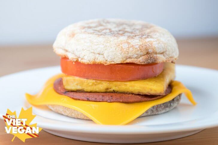 Vegan Egg McMuffins aka Breakfast Sandwiches! | The Viet Vegan