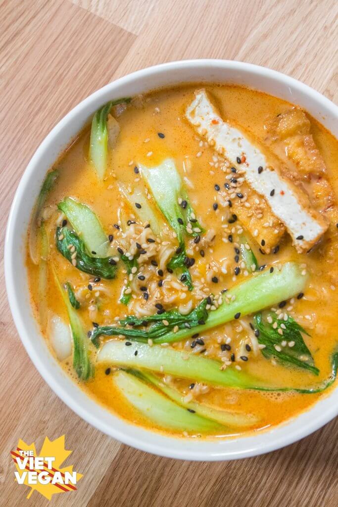 Vegan Cheese Curry Ramen