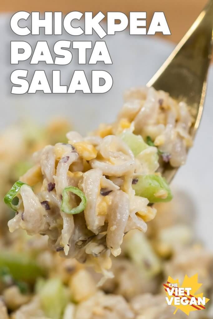 Vegan Chickpea Pasta Salad