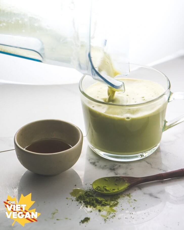 Vegan Matcha Latte & Matcha Lemon Mint Iced Tea | The Viet Vegan