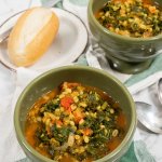 Vegan Kale Lentil Barley Stew | The Viet Vegan
