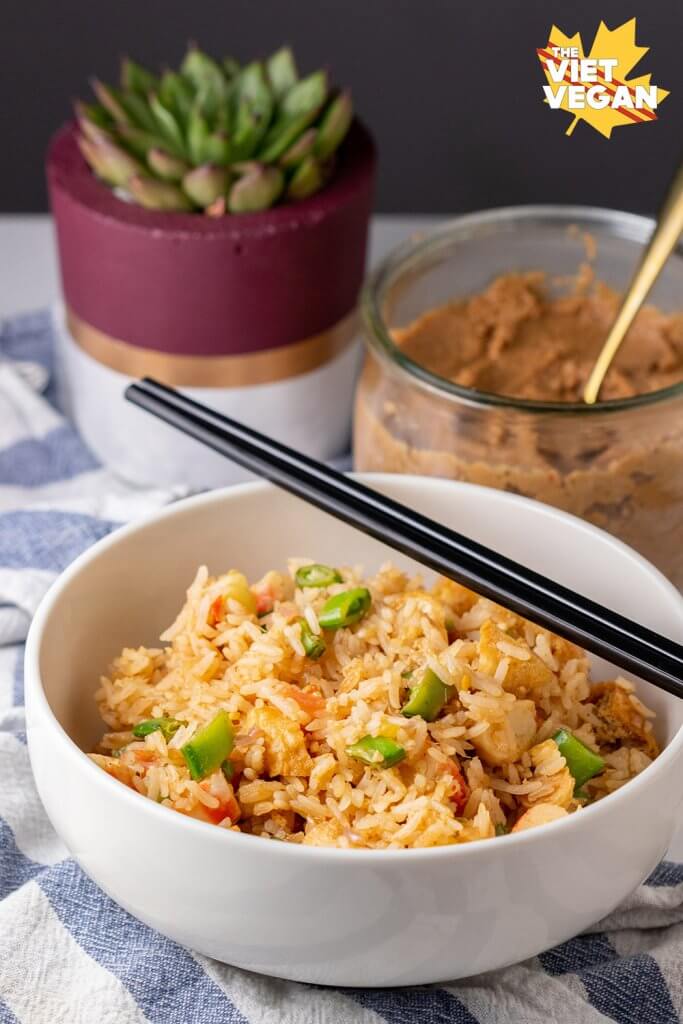 Vegan Tom Yum Fried Rice - The Viet Vegan