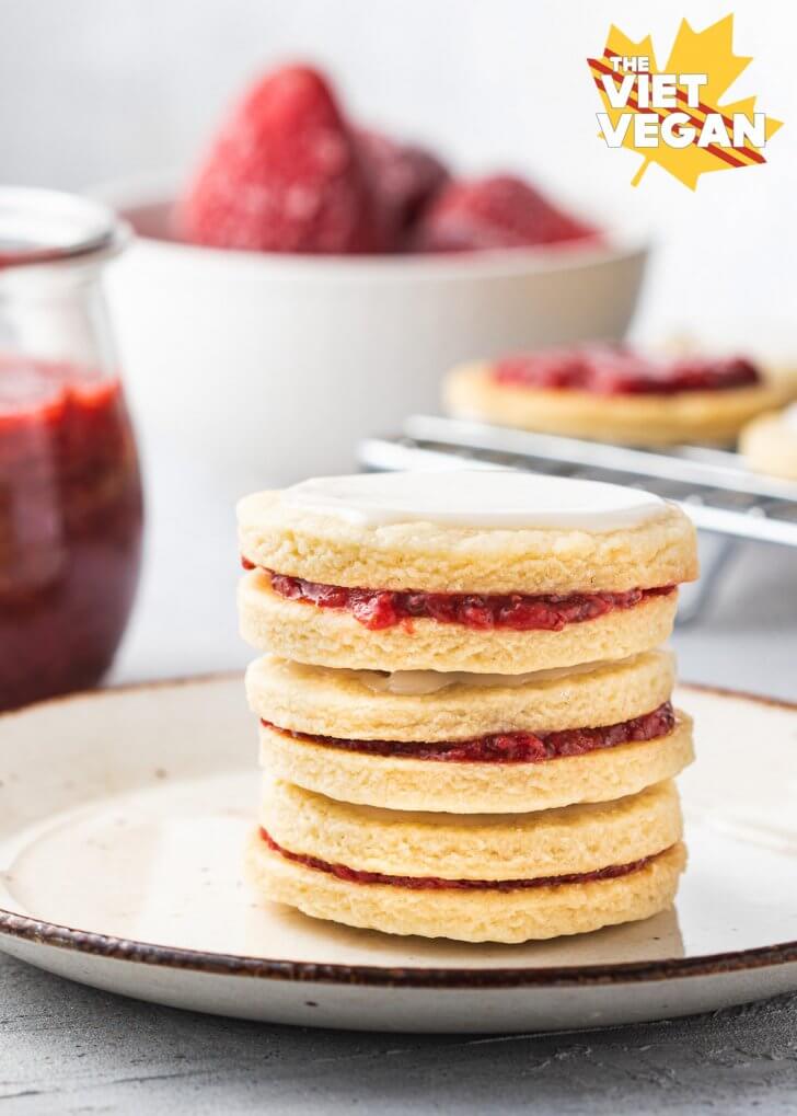 california strawberry jam empire cookies