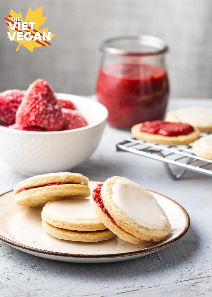 california strawberry jam empire cookies