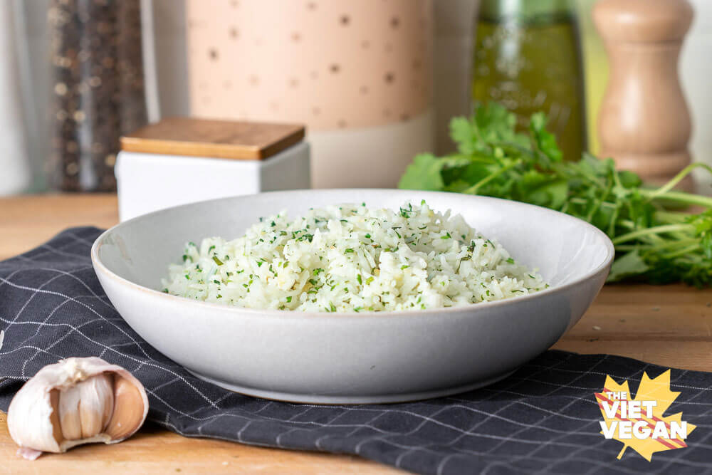 Cilantro Garlic Rice