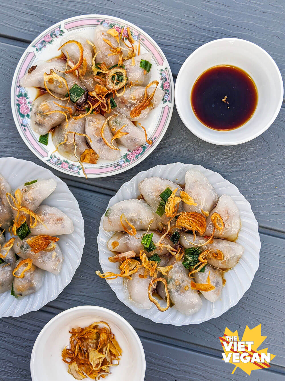 Bánh Bột Lọc Tran Chay - Vegan Vietnamese Clear Dumplings - The