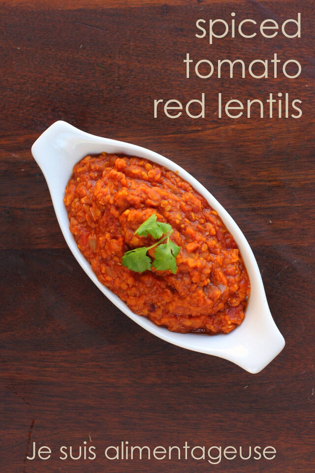 Spiced Tomato Red Lentils