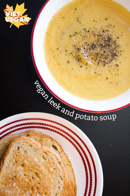 Vegan Leek and Potato Soup