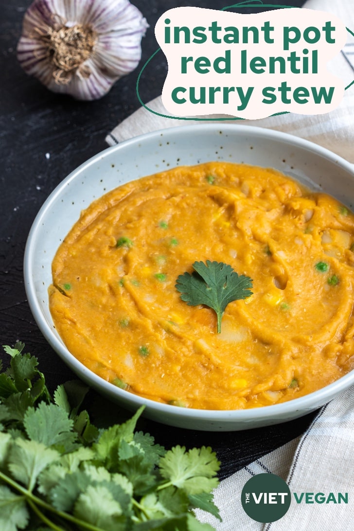 Curry lentil soup online instant pot