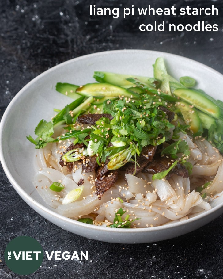 liang pi wheat starch cold skin noodles