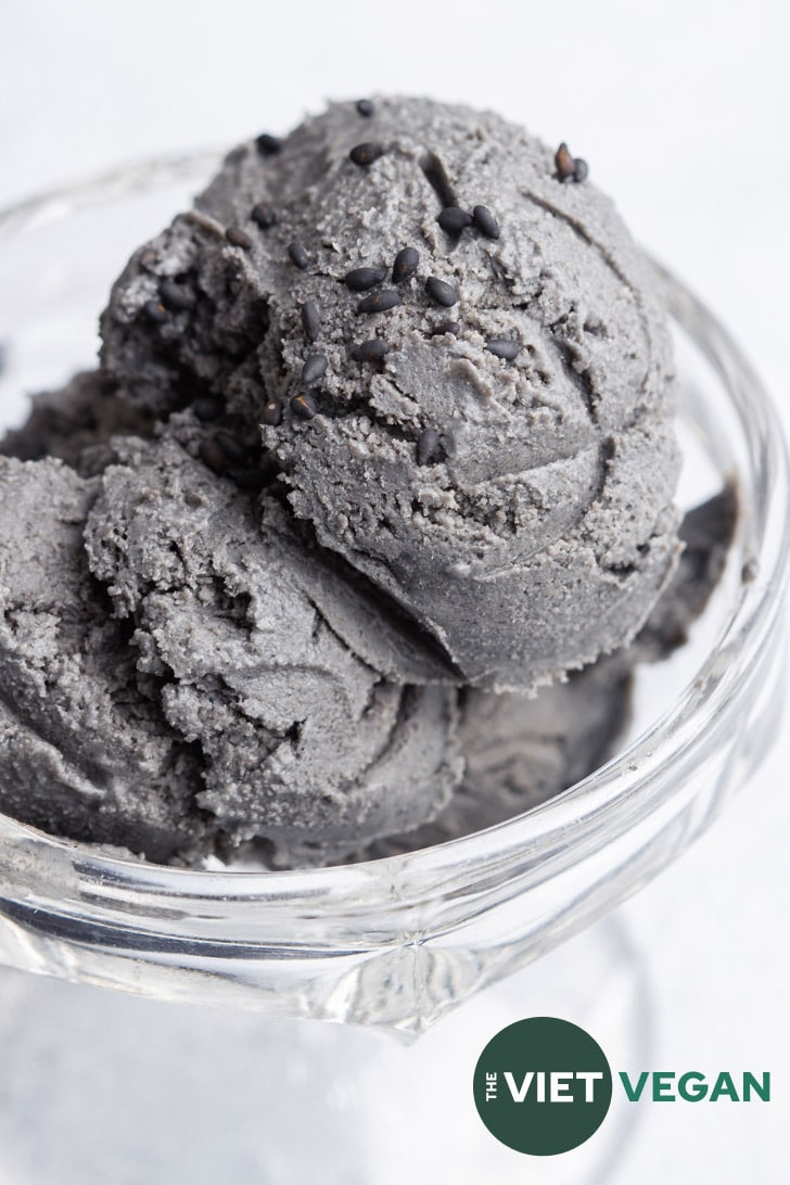 Black Sesame Ice Cream