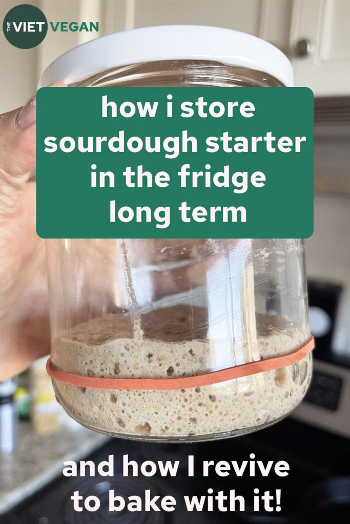 How To Store And Use Sourdough Starter From The Fridge The Viet Vegan